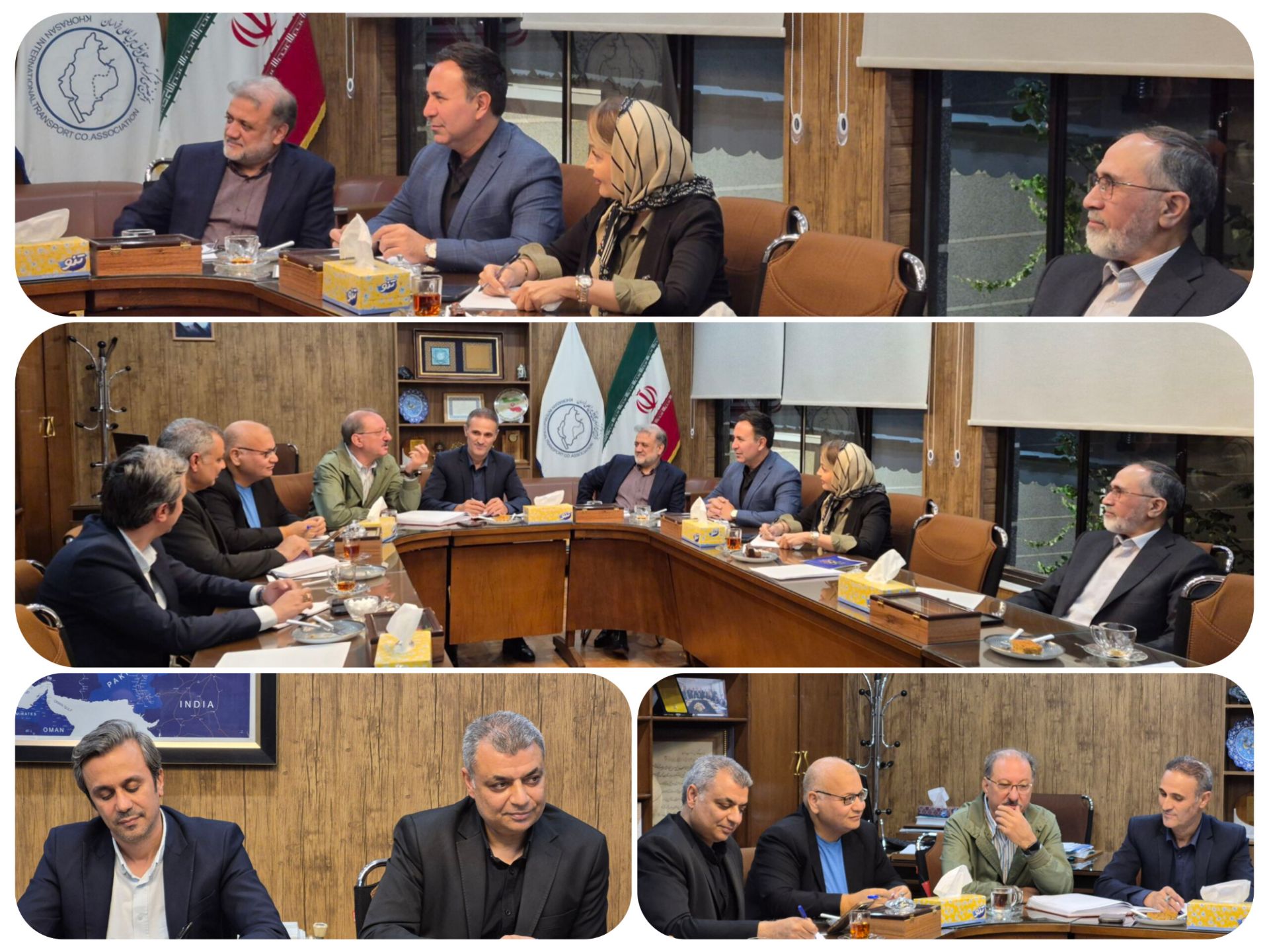 برگزاری بیست‌ودومین جلسه هیئت‌مدیره انجمن صنفی شرکت‌های حمل‌ونقل بین‌المللی استان خراسان رضوی